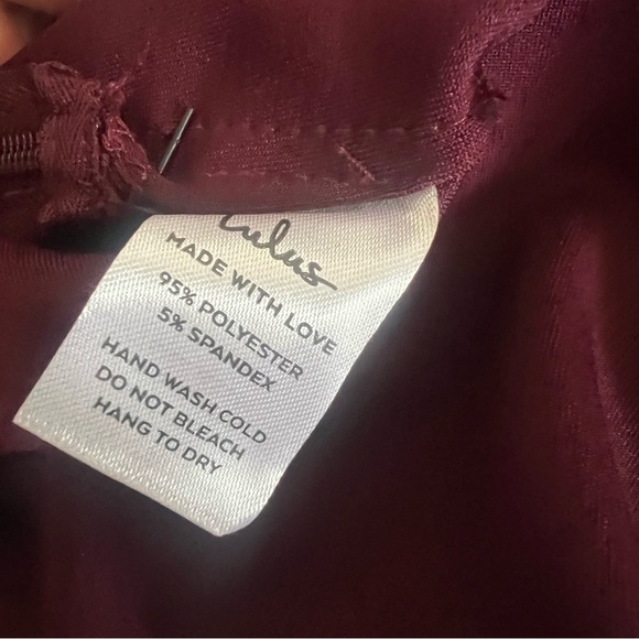 Lulus Women’s So Flirty Burgundy One Shoulder Cutout Asymmetrical Dress Size XS - Picture 8 of 8